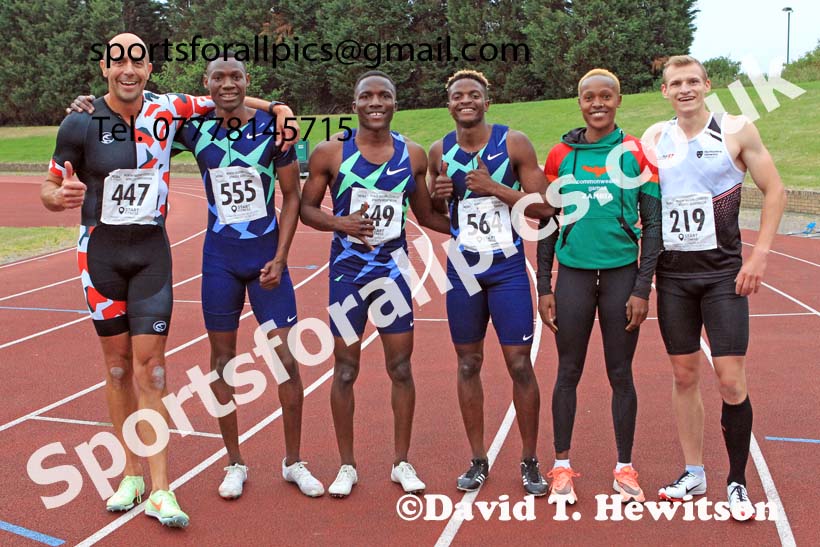 Zambian athletes, 2022 NEGP Monkton 5, Wednesday, July 20th. Photo: David T. Hewitson/Sports for All Pics